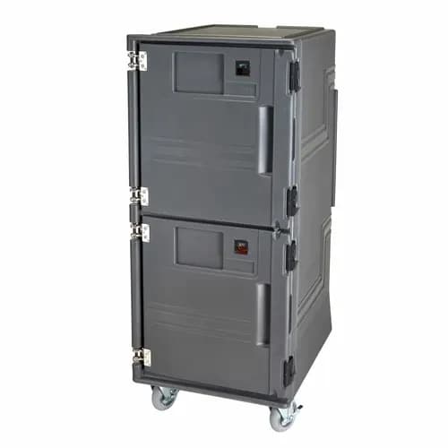 Cambro PCUHCSP615 Pro Cart Ultra Charcoal Gray Hot/Cold Cart