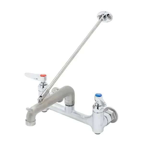 T&S Brass B-0660-BSTR T&S 8" Wall Mount Service Sink Faucet