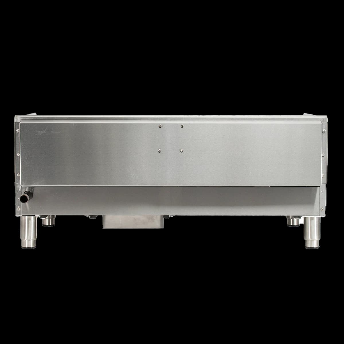 Globe GG36G Gas Countertop Griddle 36 Inch Wide Rotary Control Knob Control Rectangle Polished Steel 1 Inch Thick Plate Heavy-Duty — Natural Gas, 90000 BTU — view 4