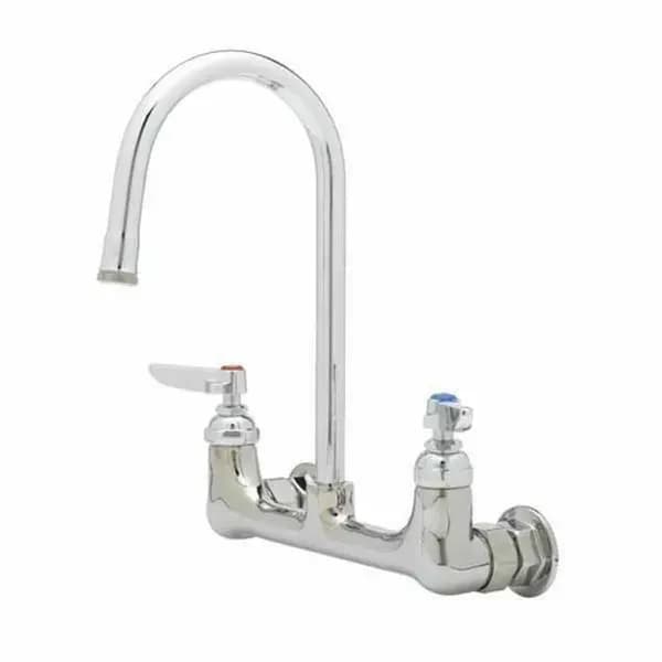 T&S Brass B-0330CR-PRISON T&S 8" Double Pantry Faucet