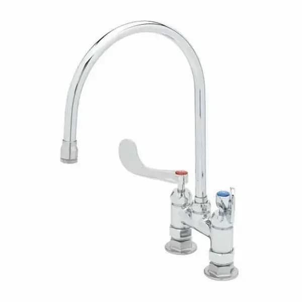 T&S Brass B-0325-134X-CR4 T&S 4" Double Pantry Faucet
