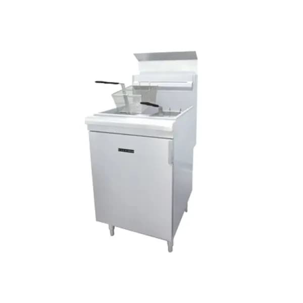 Black Diamond BDGF-150/LPG 65-70 lb. Liquid Propane Floor Fryer 150,000 BTU — view 2