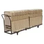 National Public Seating DY-50 Folding Chair Dolly - Vertical storage - 50 Chair Capacity — view 6