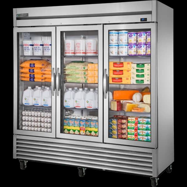 True FGD01 T-72G-HC Reach-In Refrigerator, Glass Door, 72 cu.ft.