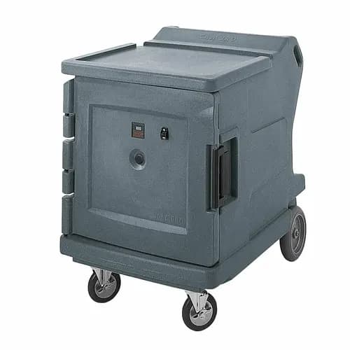 Cambro CMBHC1826LC191 Camtherm Granite Gray Hot/Cold Cart