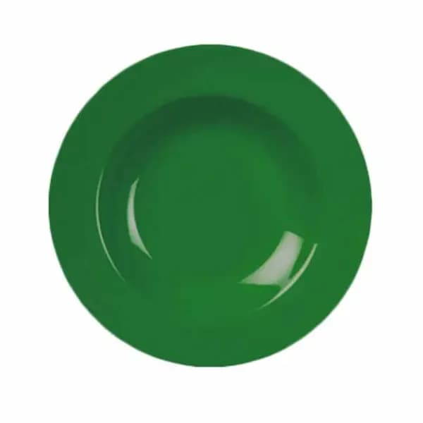 Thunder Group CR5811GR Green 16 oz. Melamine Pasta Bowl | Case of 12