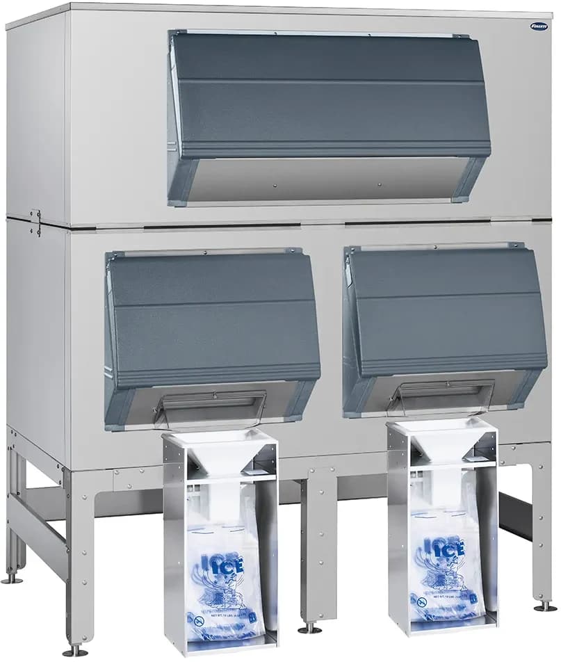 Follett DEV4600SG-72-BG Ice•DevIce™ Series Gravity Dispense Ice Bin 4640 Pound Capacity Polyethylene Interior Cube, Nugget Ice Compatibility