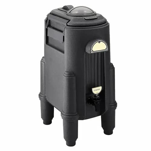 Cambro Camserver CSR5110 5 Gallon Black Beverage Dispenser