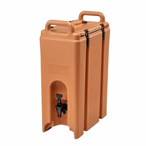 Cambro 500LCD157 Camtainer 4-3/4 Gallon Insulated Coffee Beige Beverage Dispenser