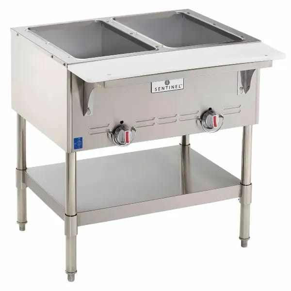 Sentinel SN-GBM-2LP 2-Well Liquid Propane Hot Food Steam Table 30-1/2"W — view 2