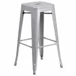 Flash Furniture CH-31320-30-BK-GG Black Galvanized Steel Bar Stool — view 4