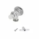 T&S B-0737-POL Single Hole Wall Mount Sill Faucet — view 4