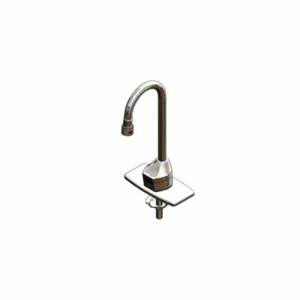 T&S EC-3100-TMV4V05 4" Deck Mount ChekPoint Electronic Hands Free Sensor Faucet — view 1