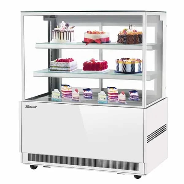 Turbo Air TBP48-54NN-W Refrigerated White Bakery Display Case 47-1/4"W — view 2