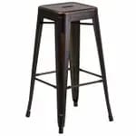 Flash Furniture ET-BT3503-30-MINT-GG Mint Galvanized Steel Bar Stool — view 5