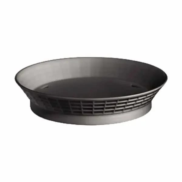 Tablecraft 15759BK Black Round Platter Basket 9" x 1-3/4" | Case of 12 — view 2