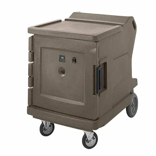 Cambro Camtherm CMBH1826LC194 Granite Sand Hot Cart — view 2