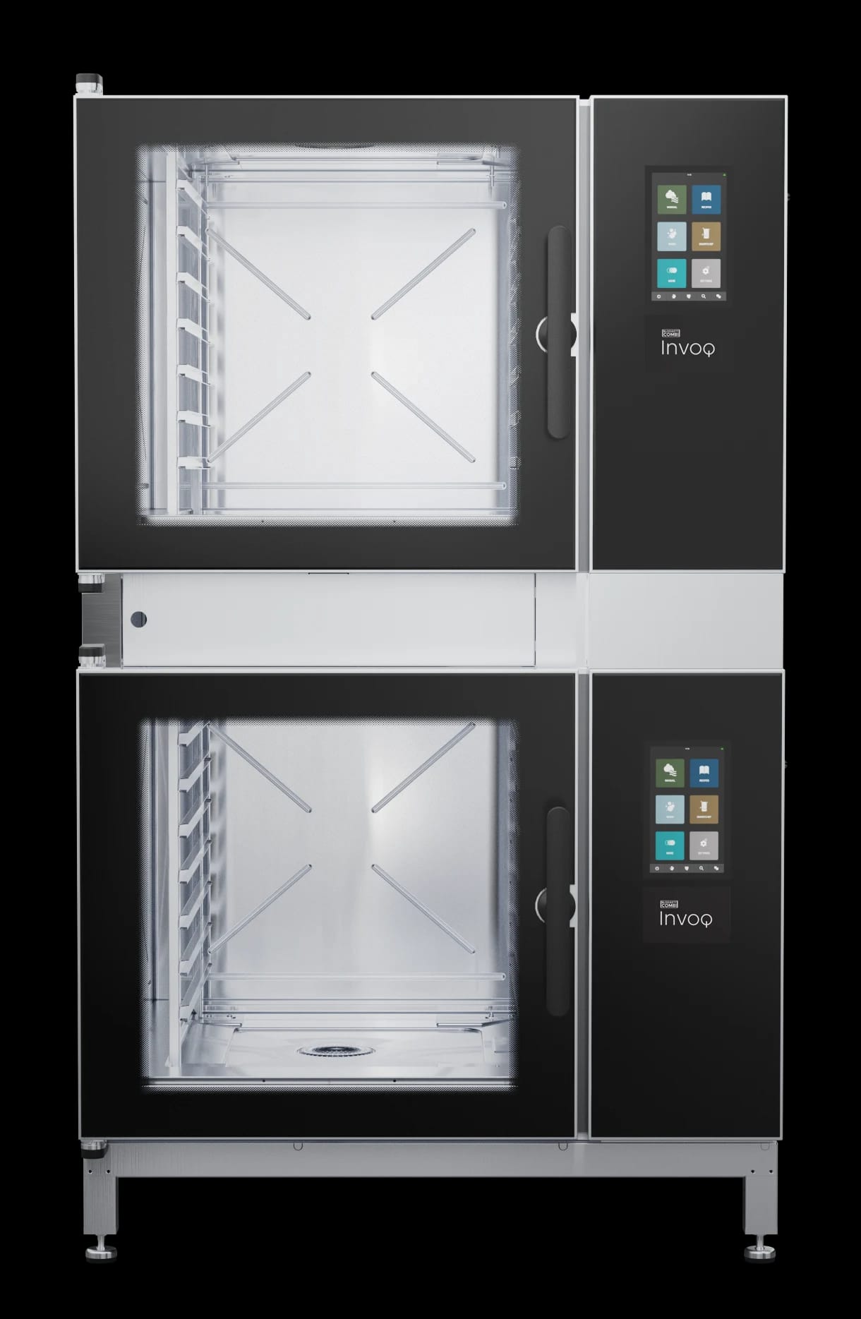 Blodgett® 62/62BE Invoq Series Electric Freestanding Combi Oven Full Size Boiler Based 2 Ovens — 208V, 3PH — view 1