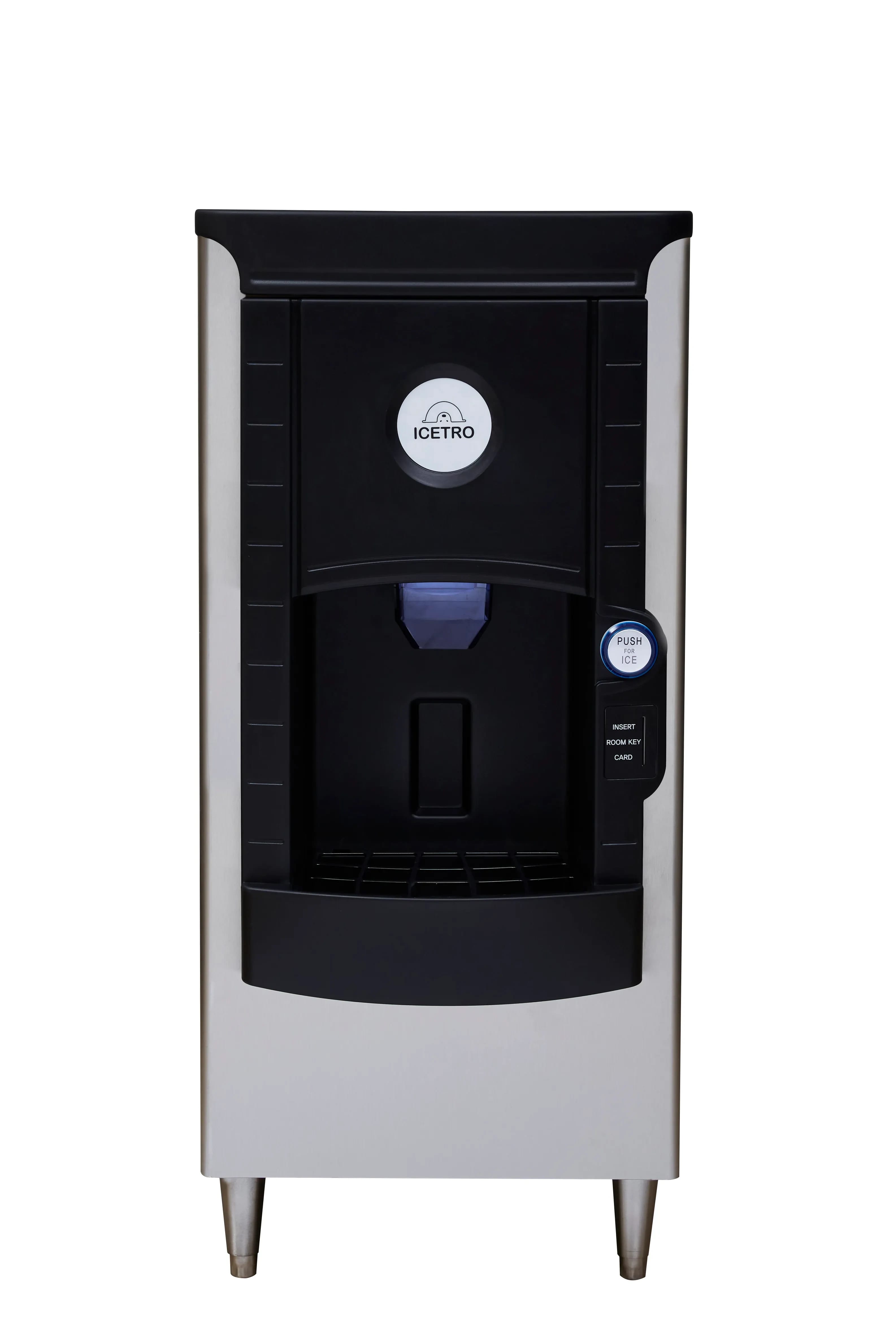 Icetro ID-H150-22 Freestanding Ice-Only Dispenser 141 Pound Storage Push-Button Dispense Cube, Full Cube, Half Cube Style Ice — 115V, 1PH — view 3