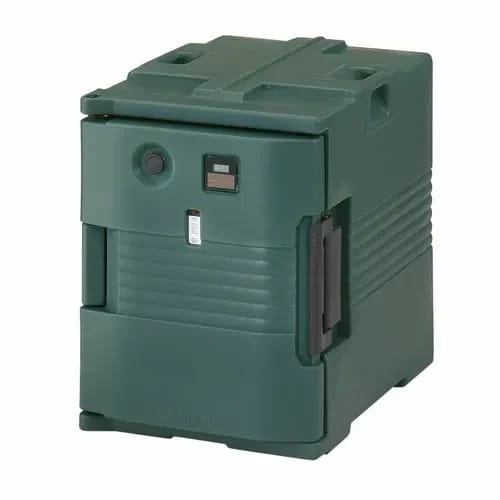 Cambro Ultra Pan Carrier UPCH400192 Insulated Granite Green Front Loader Food Carrier — view 1