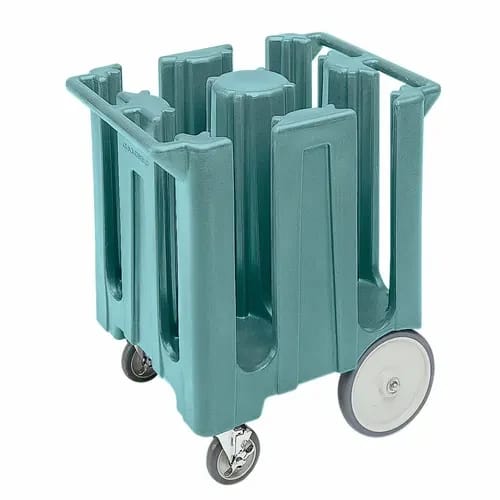 Cambro DC825401 Polyethylene 4 Slate Blue Dish Caddy With 4 Dividers — view 1