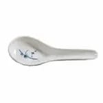 Thunder Group 7003B Lotus 3/4 oz. Melamine Wonton Soup Spoon | Case of 60 — view 5