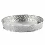 Tablecraft 10038 Lattice Stainless Steel Rectangular Platter 9-1/2" x 6-1/2" x 1-1/2" — view 6