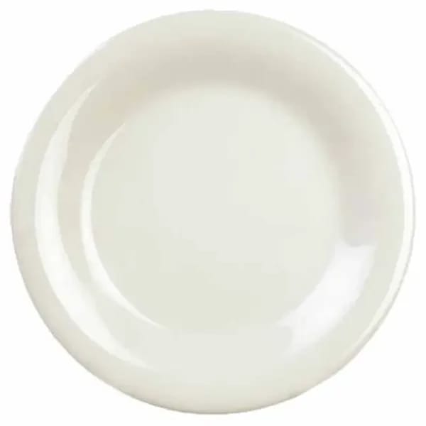Thunder Group CR010V Ivory 10-1/2" Melamine Plate | Case of 12 — view 1