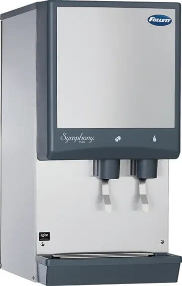Follett Symphony Plus™ 12CI414A-L Countertop Ice and Water Dispenser 425 Pound Daily Production 12 Pound Storage Lever Dispense Nugget Style Ice — 115V, 1PH — view 1