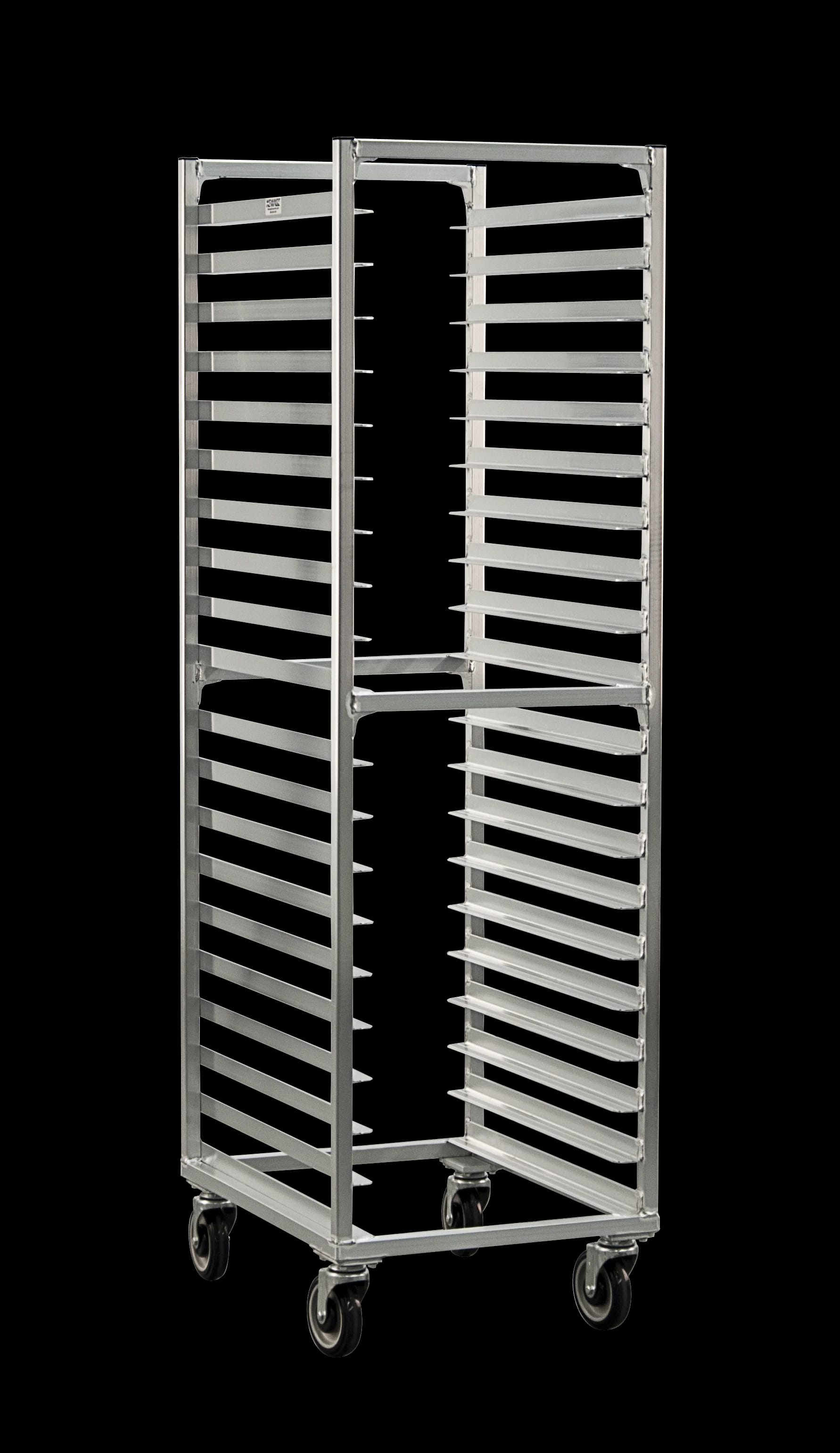 Carter-Hoffmann® O8620 Portable Aluminum Pan Rack Single Width Open Style End-Loaded 20 Pan Capacity — view 4