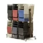 National Public Seating 84 Double-Tier Hanging Chair Truck — view 10