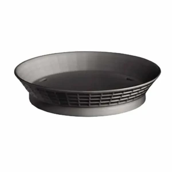 Tablecraft 157510BK Black Round Platter Basket 10-1/2" x 2" | Case of 12 — view 2