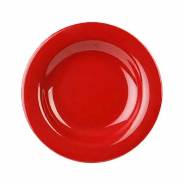 Thunder Group CR5809PR Pure Red 13 oz. Melamine Salad Bowl | Case of 12 — view 1