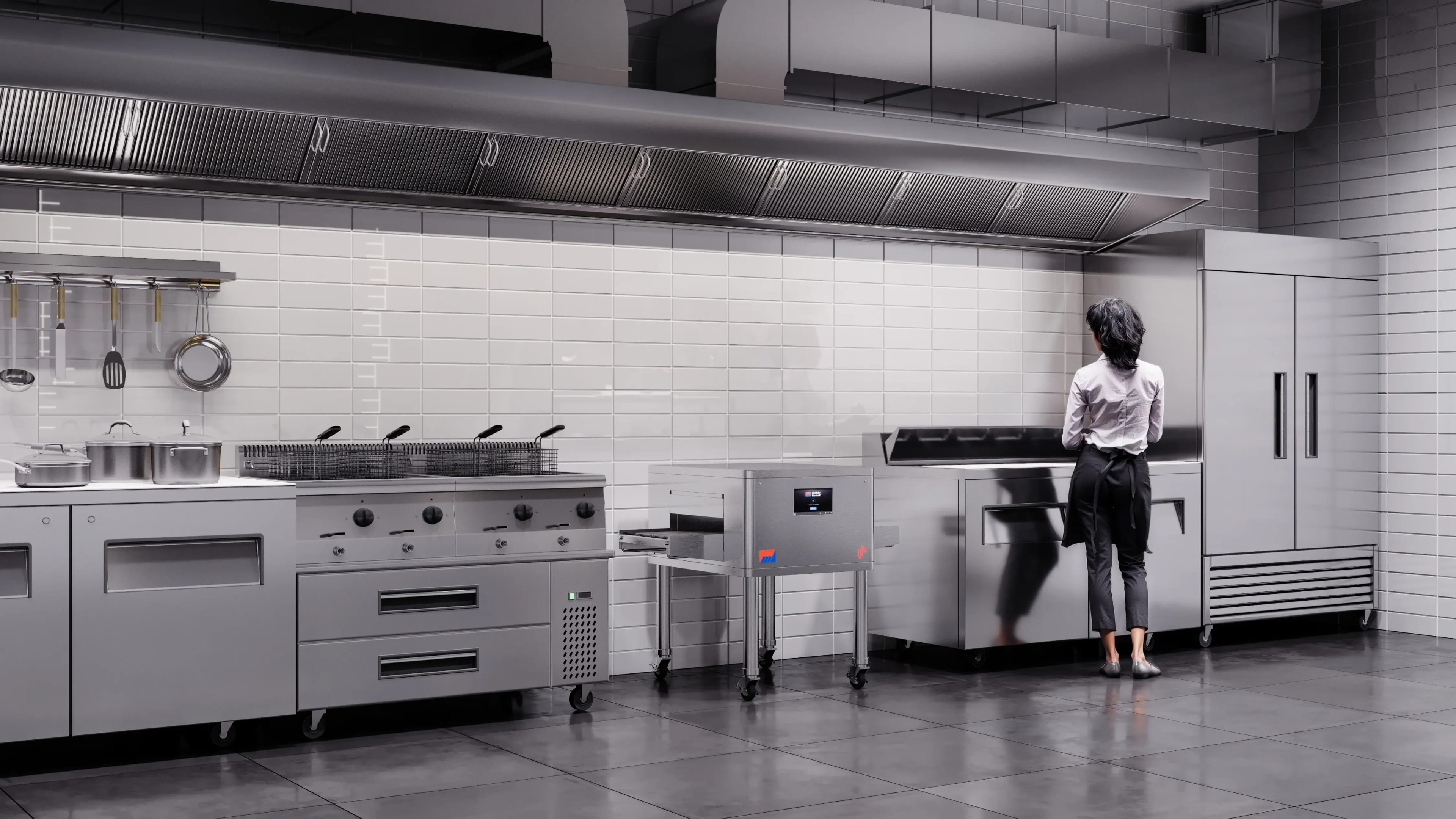 Middleby Marshall LW26 Electric Freestanding Conveyor Oven Infrared Heat STD Single Belt 1 Oven — 240V, 3PH — view 2