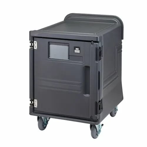 Cambro Pro Cart Ultra PCULC615 Electric Charcoal Gray Cold Front Loader Food Carrier — view 1