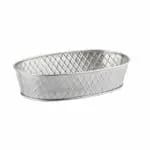 Tablecraft 10034 Lattice Stainless Steel Round Platter 8-1/8" Diameter x 1-1/2" — view 4