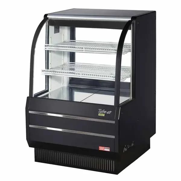 Turbo Air TCGB-36DR-B Dry Black Bakery Display Case 36-1/2"W — view 1