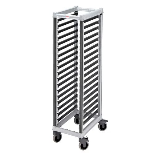 Cambro Camshelving UGNPR11F18480 18-Full Size Speckled Gray Food Pan Trolly 23-3/4"W X 17-1/4"L X 67-1/5"H — view 2