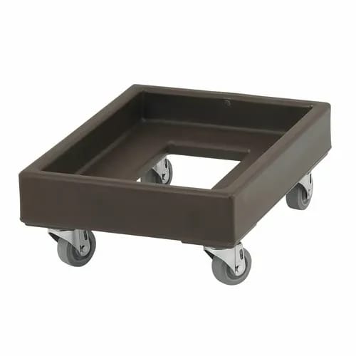 Cambro Camdolly CD1420131 Open Frame Dark Brown Food Carrier Dolly — view 2