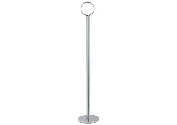 Winco TBH-18 Chrome 18" Table Number / Card / Menu Holder — view 1