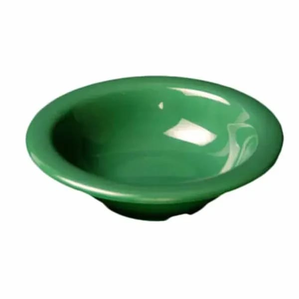 Thunder Group CR5608GR Green 8 oz. Melamine Salad Bowl | Case of 12 — view 1