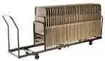 National Public Seating DY-50 Folding Chair Dolly - Vertical storage - 50 Chair Capacity — view 4