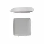 Thunder Group 29004BK Classic Black 4-1/2" x 4-1/2" Square Melamine Plate | Case of 12 — view 3