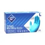 Impact GNPR-MD-1A Medium Powder Free Blue Nitrile Disposable Gloves | Box of 100 — view 4
