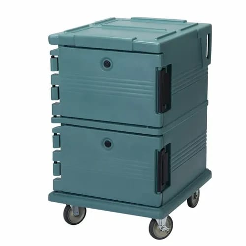 Cambro Ultra Cam Cart UPC1200401 Insulated Slate Blue Front Loader Food Carrier — view 1