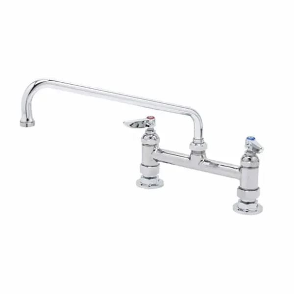 T&S B-2280-CR 8" Double Pantry Faucet — view 2