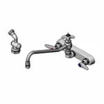 T&S B-0168 8" Wall Mount Pre-Rinse Faucet with Spray Assembly with Spray Hose — view 5