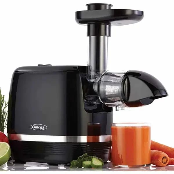 Omega H3000R Cold Press 365 Black Horizontal Slow Masticating Juicer — view 1