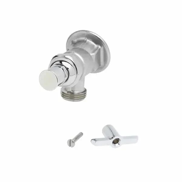 T&S B-0731-POL Single Hole Wall Mount Sill Faucet — view 2