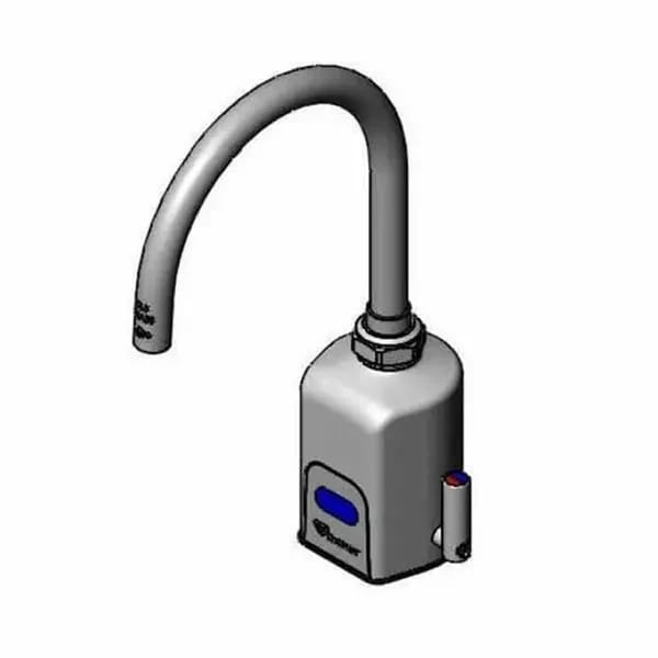 T&S EC-3130-XP-F15 Single Hole Deck Mount ChekPoint Electronic Hands Free Sensor Faucet — view 1
